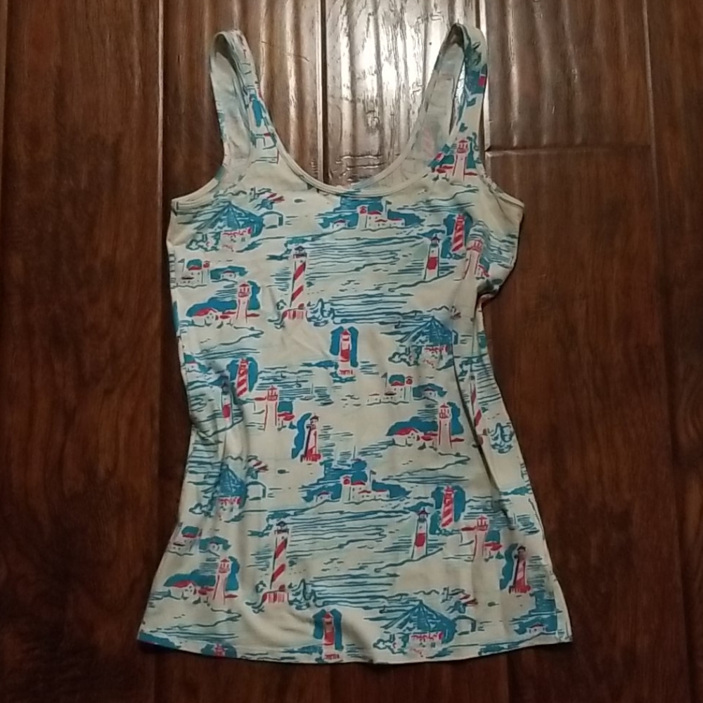Lilly Pulitzer Lighthouse Sleeveless Shirt